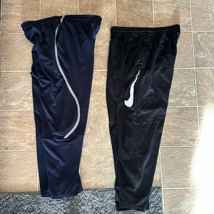 Nike Men’s track pants Black XXLT and Andy’s XXL blue track pants